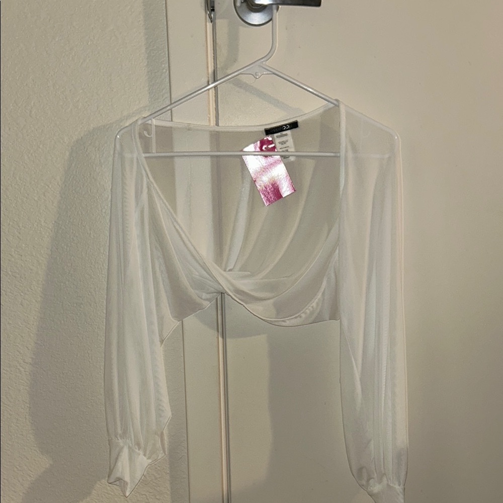 🫧Sheer White Cover Up NWT